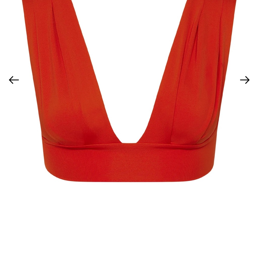 Monday Swimwear Red Bikini Top